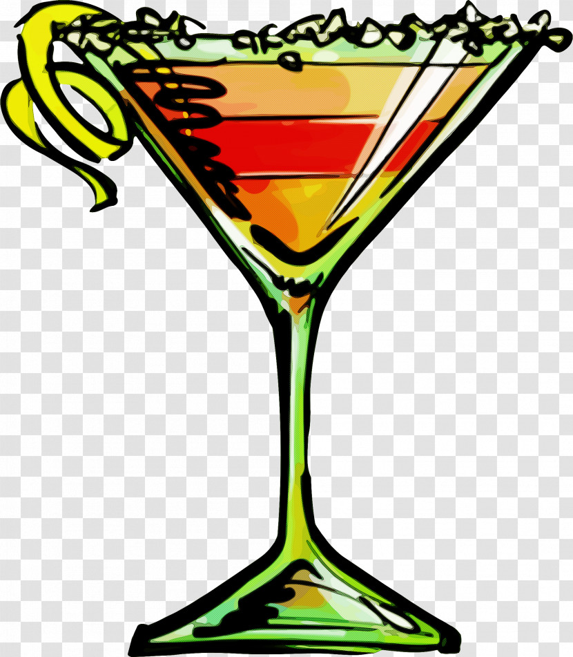 Martini Glass Stemware Drinkware Drink Martini Transparent PNG
