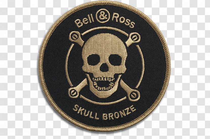 Badge Emblem Bronze Bell & Ross Skull Transparent PNG