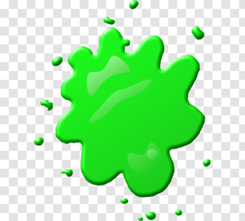 Slime Clip Art - Green - Paint Blob Transparent PNG