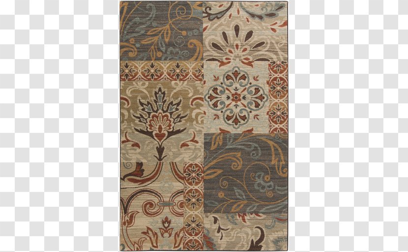 Paisley Area Arabesque Carpet Rectangle Transparent PNG