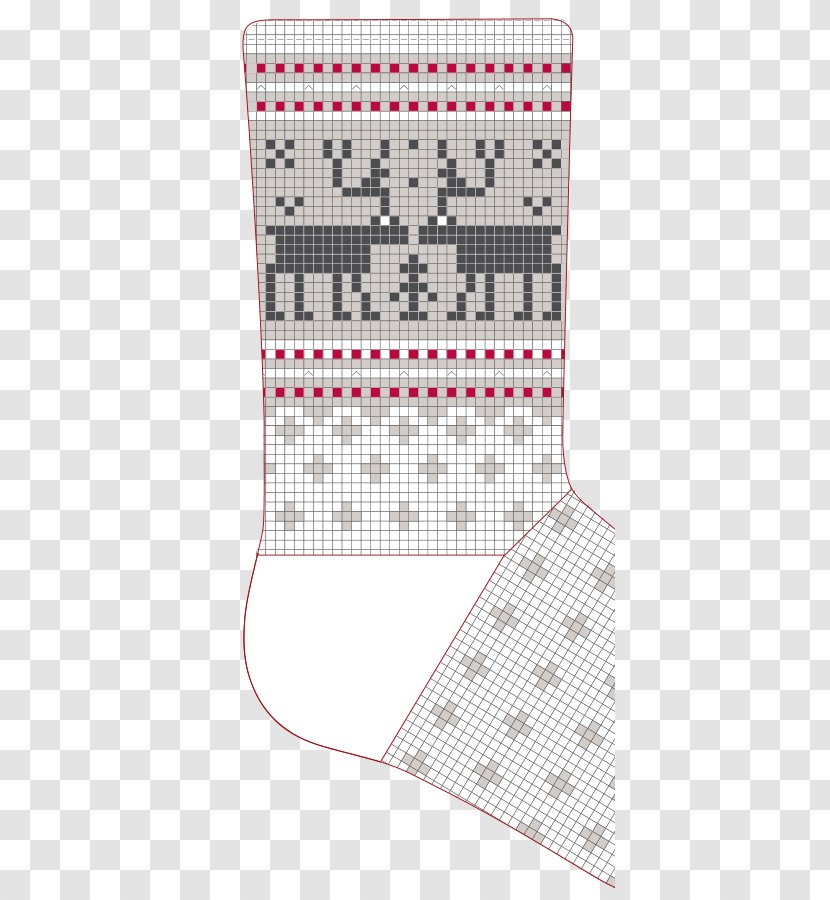 Line Point Pattern - Rectangle - Christmas Stocking Transparent PNG
