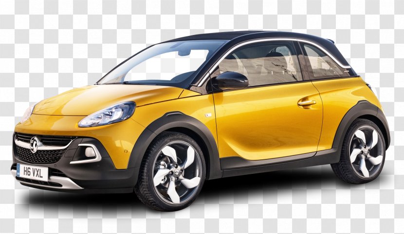 Geneva Motor Show Vauxhall Motors Opel Adam ROCKS Car - Vehicle Door - Yellow Rocks Transparent PNG