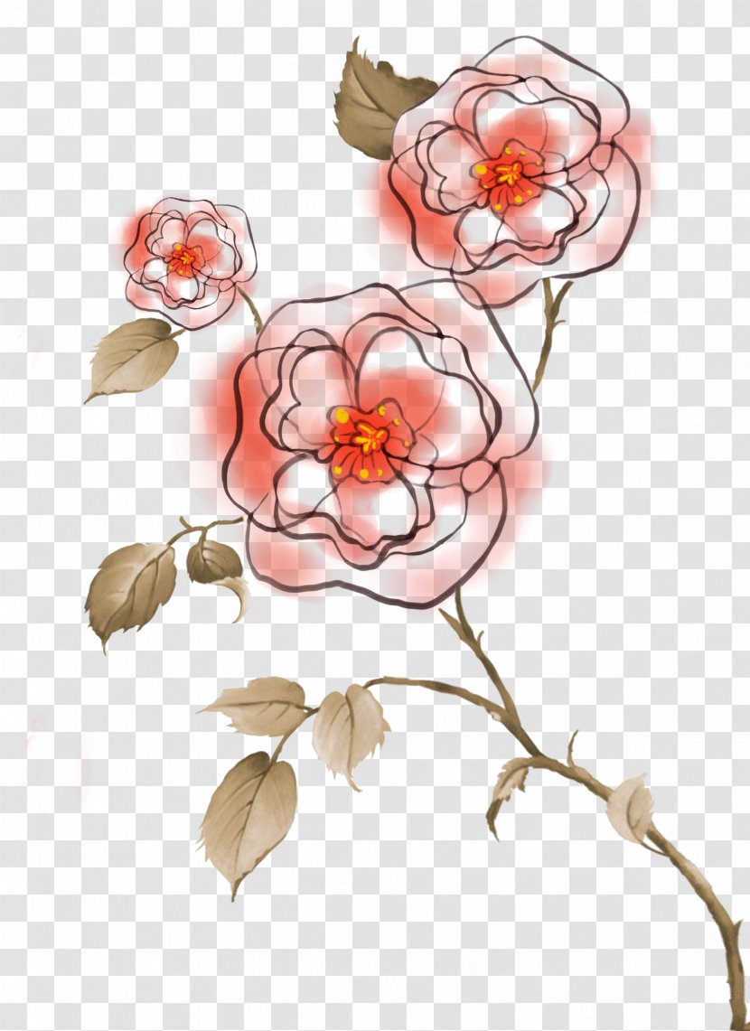 Flowers,flowers - Heart - Silhouette Transparent PNG