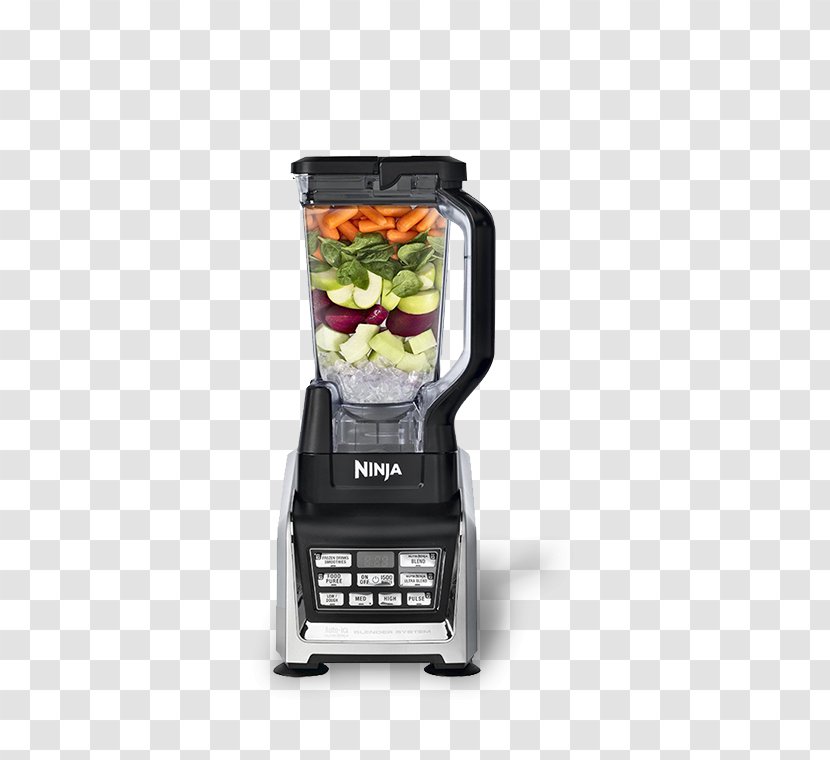 Blender Home Appliance Ninja Nutri Auto-iQ BL480 Magic Bullet Kitchen - Food - Mixer Transparent PNG