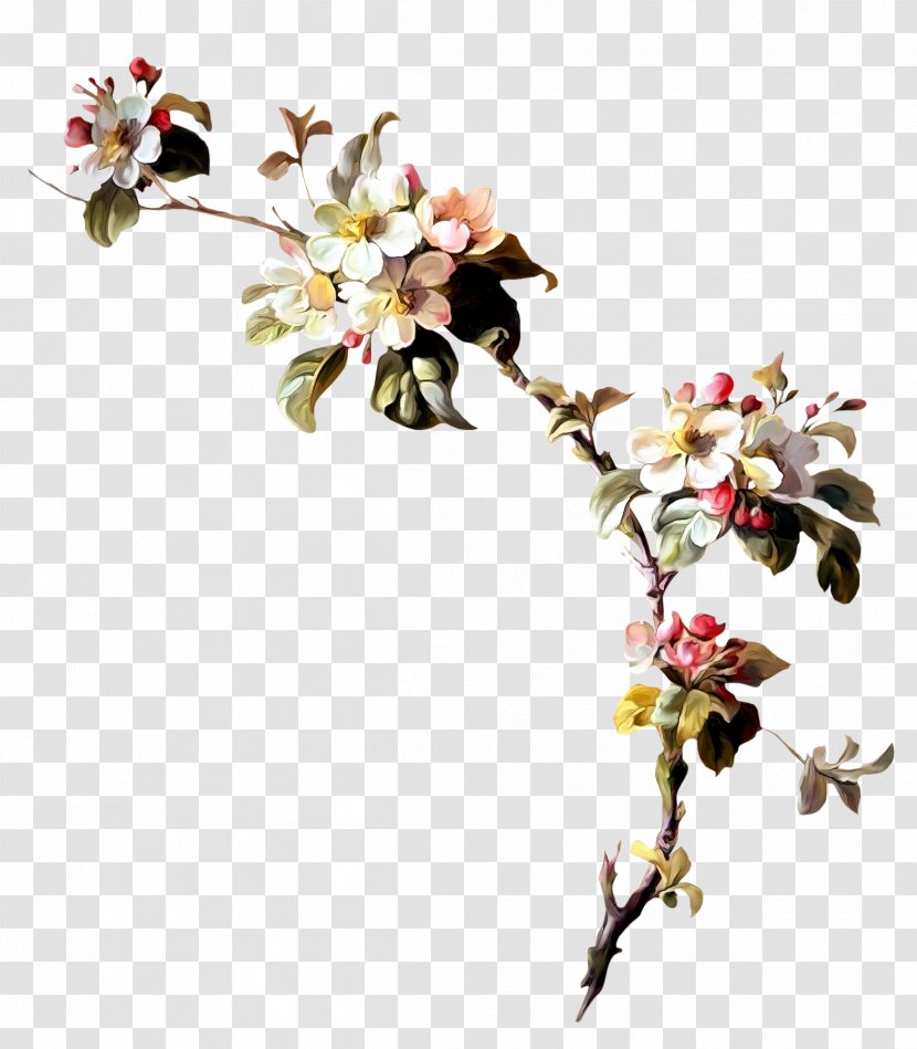 Flower Wreath Clip Art - Pollinator - Peach Blossom Transparent PNG