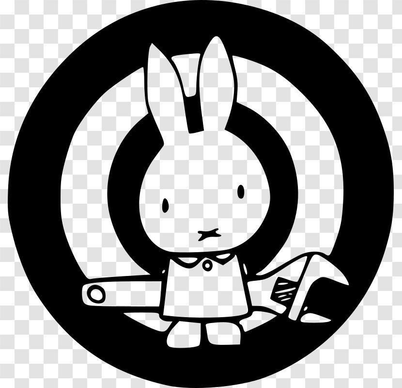 Direct Action Line Art Rabbit Leporids Clip Transparent PNG