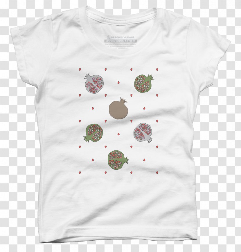 T-shirt Clothing Top Design By Humans - Flower - Hand-painted Pomegranate Transparent PNG