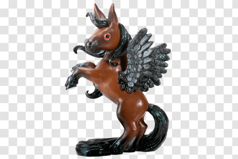 Figurine Pegasus Unicorn Horse Legendary Creature - Flying Horses Transparent PNG