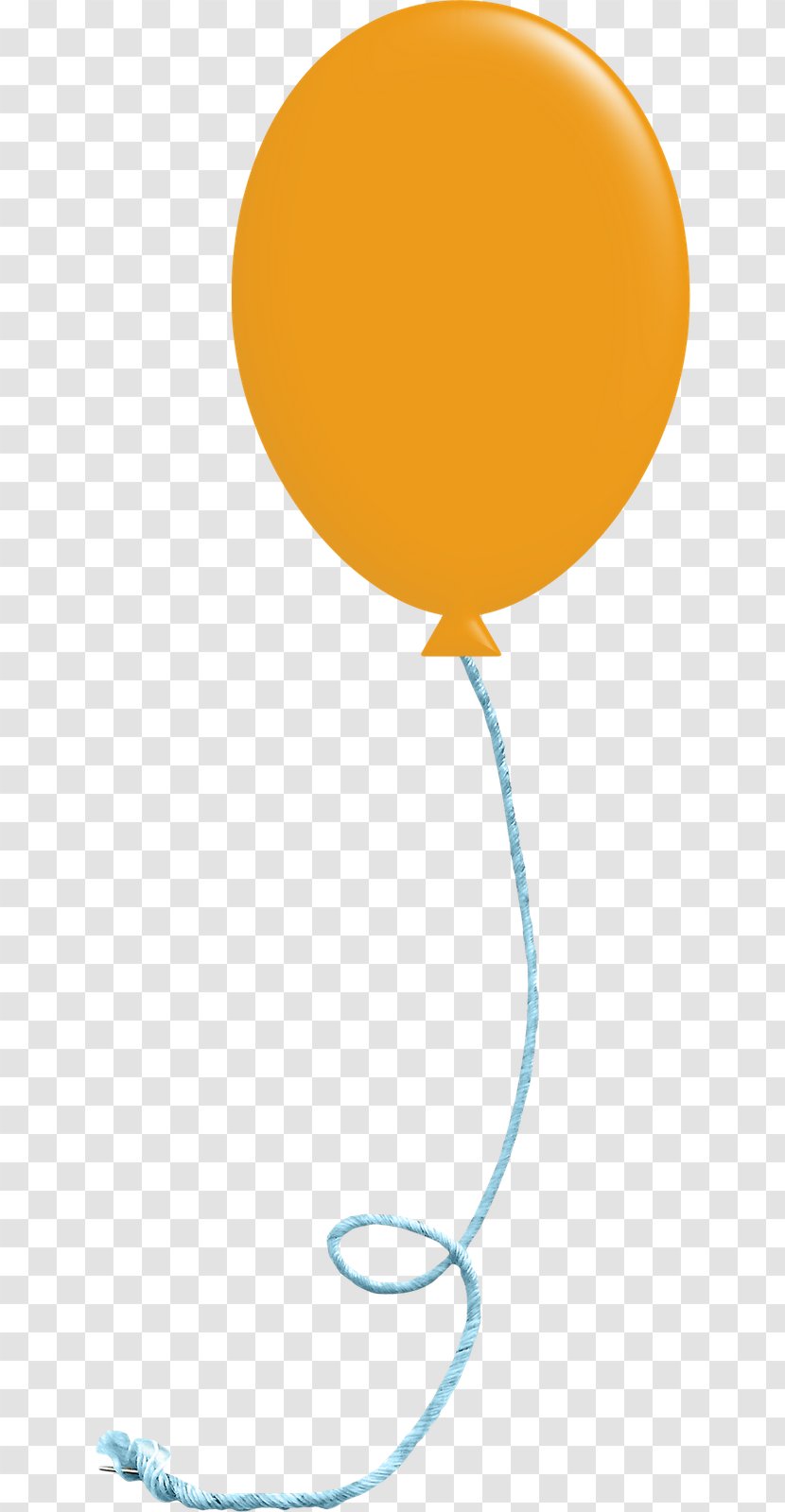 Balloon Line Clip Art - Yellow Transparent PNG