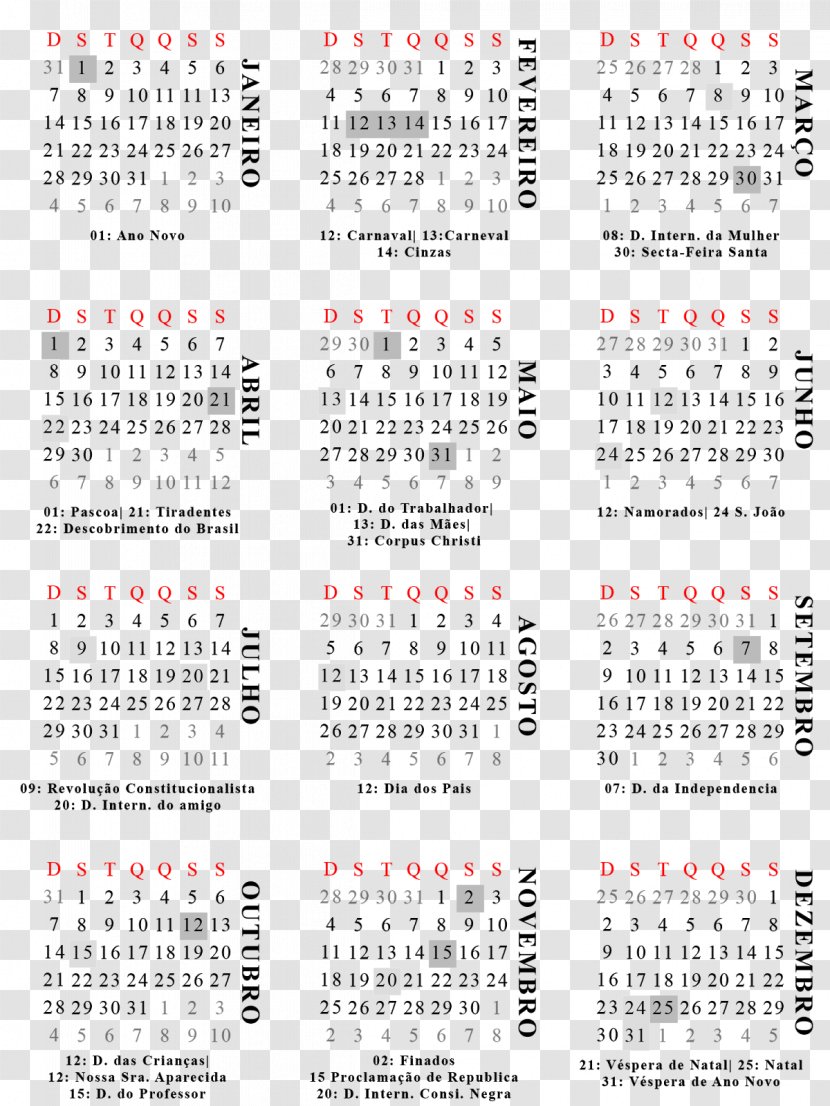 Calendar Line Font - Design Transparent PNG