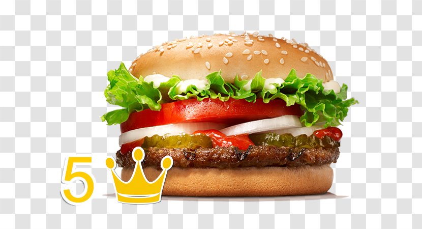 Whopper Chicken Sandwich Hamburger Cheeseburger TenderCrisp - Ketchup - Burger King Transparent PNG
