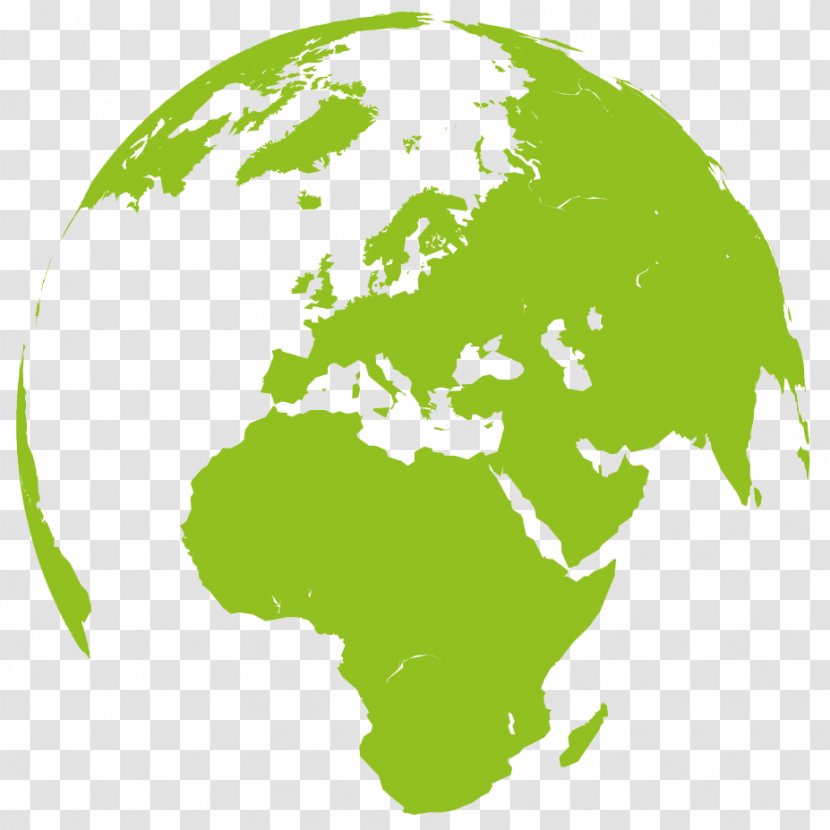 Globe World Map Black And White Clip Art Transparent PNG