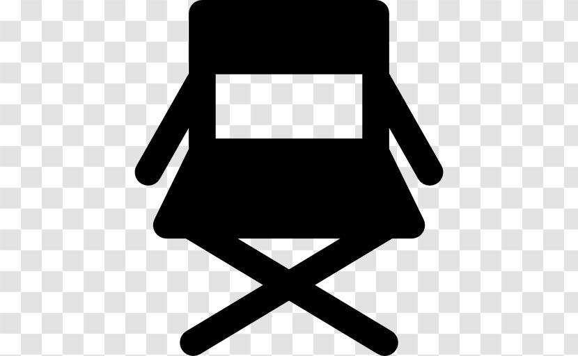 Film Director Director's Chair Clip Art - Black And White Transparent PNG