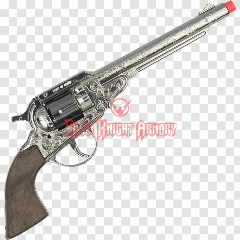 Revolver Firearm Trigger Cap Gun Flintlock - Silhouette - Weapon Transparent PNG