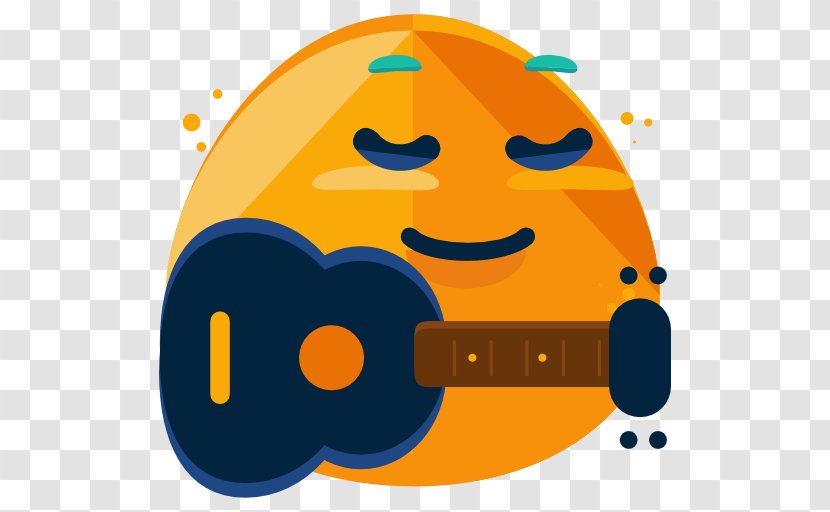 Smiley Emoticon Emoji Clip Art - Kiss - Guitar Player Transparent PNG
