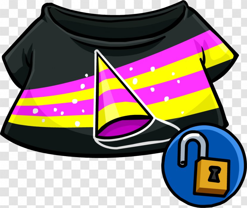 Club Penguin T-shirt Party Hat - Tshirt Transparent PNG