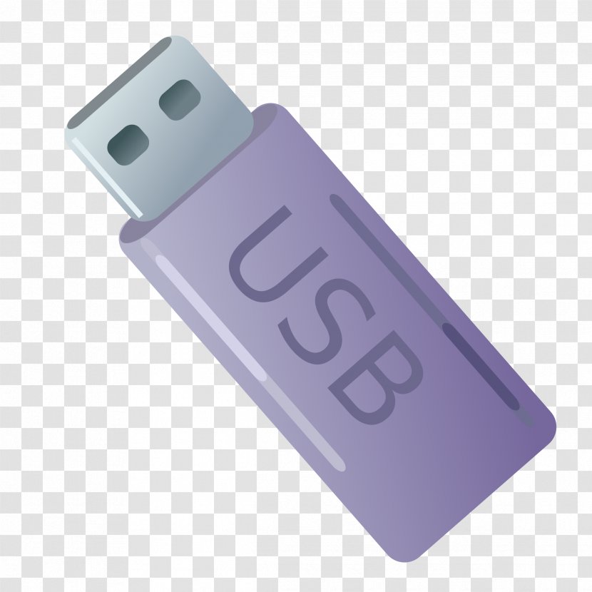 USB Flash Drives Computer Data Storage Clip Art - Electronic Device Transparent PNG