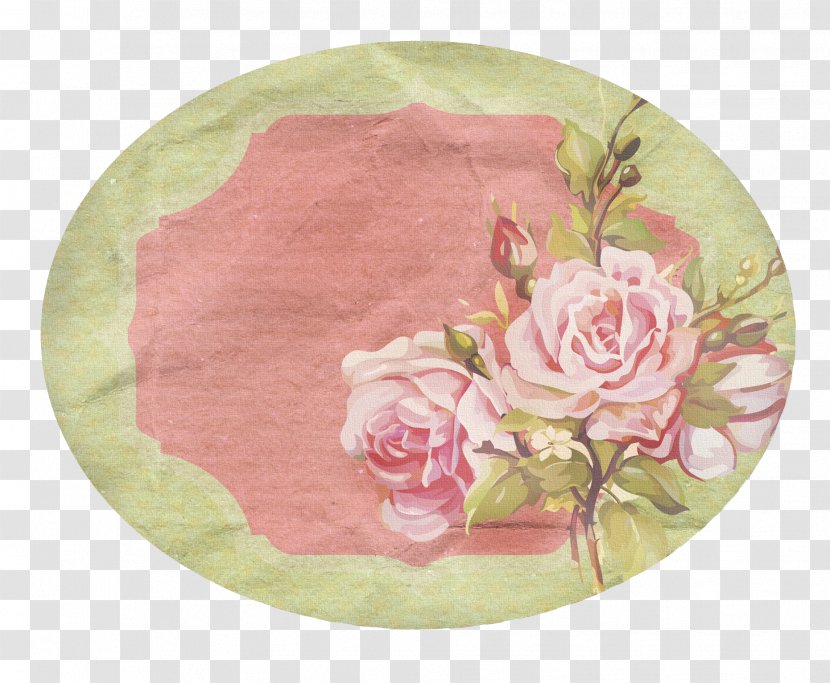 Paper Label Sticker Garden Roses - Rose Order - Collection Transparent PNG