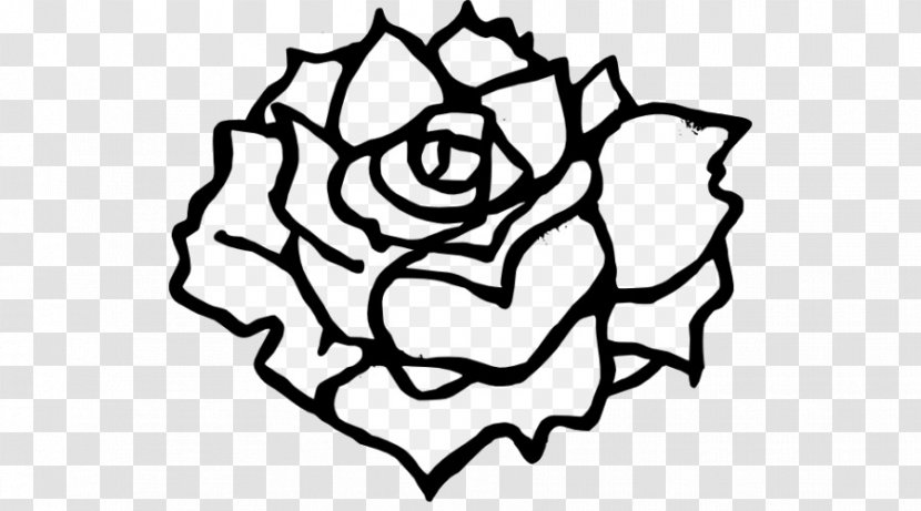 Black And White Book - Drawing - Sticker Garden Roses Transparent PNG