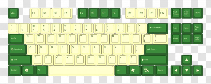 Computer Keyboard Keycap Polybutylene Terephthalate Cherry - Office Equipment Transparent PNG