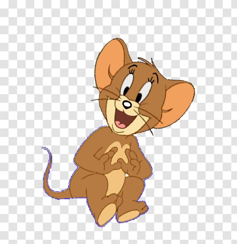 Cat Jerry Mouse Nibbles Tom And - Like Mammal Transparent PNG