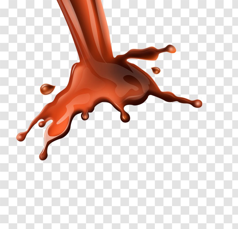 Paint Color Image Splash - Liquid - Milk Chocolate Transparent PNG