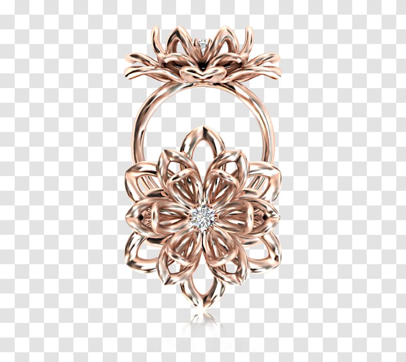Jewellery Colored Gold Brooch Diamond Transparent PNG