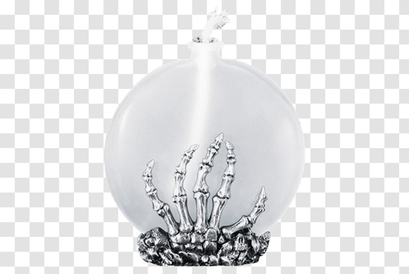 Skull Oil Lamp Human Skeleton Electric Light - Hand Transparent PNG