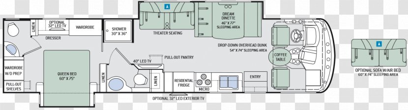 Floor Plan Campervans Thor Industries Motor Coach Hurricane Harvey - Ragnarok Transparent PNG