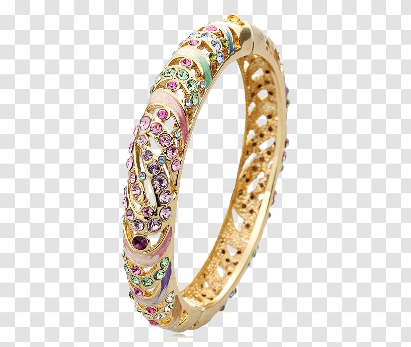 Bangle Bracelet Cloisonnxe9 Ring - Gold - Jewelry Transparent PNG