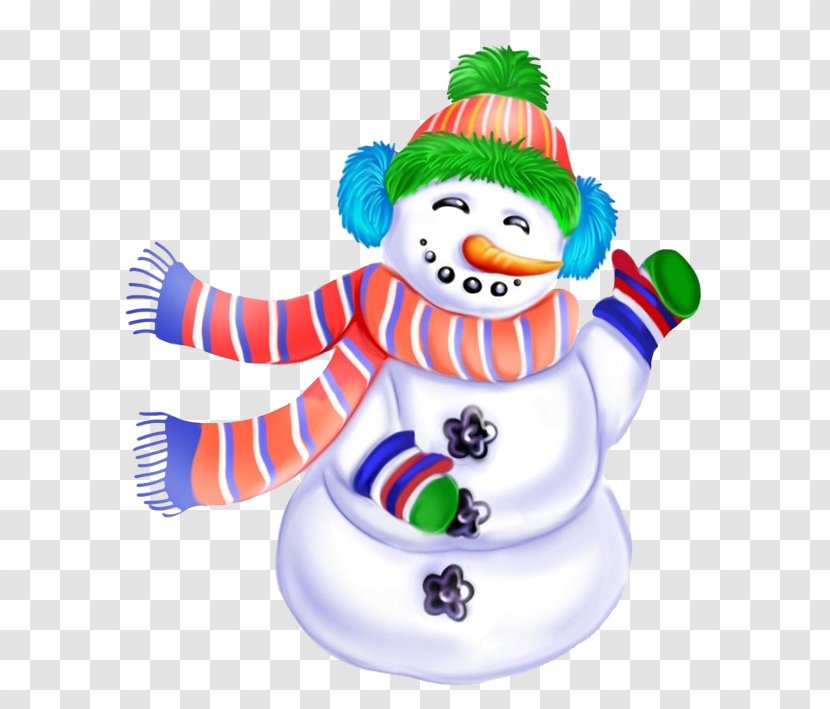Scarf Snowman Winter Glove Hat - Clothing - With A Transparent PNG