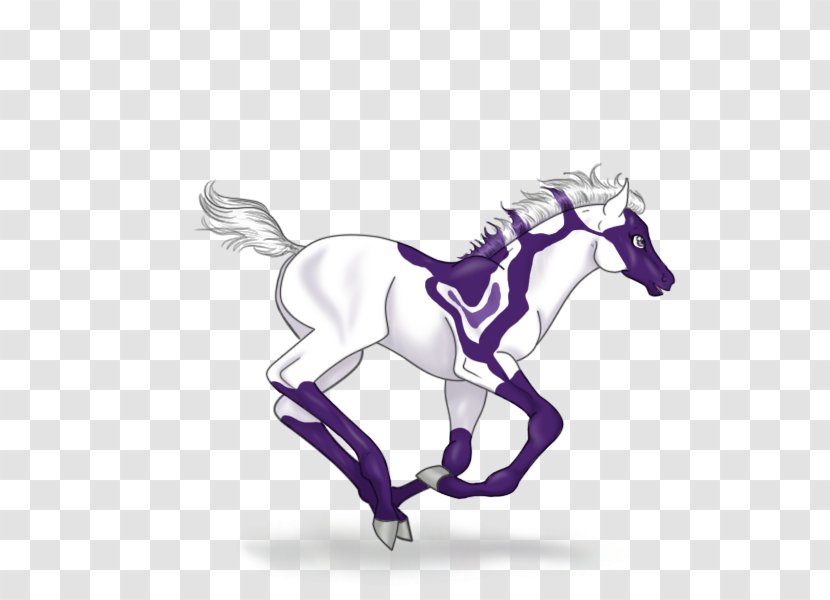 Pony Mane Mustang Stallion Halter - Violet Transparent PNG