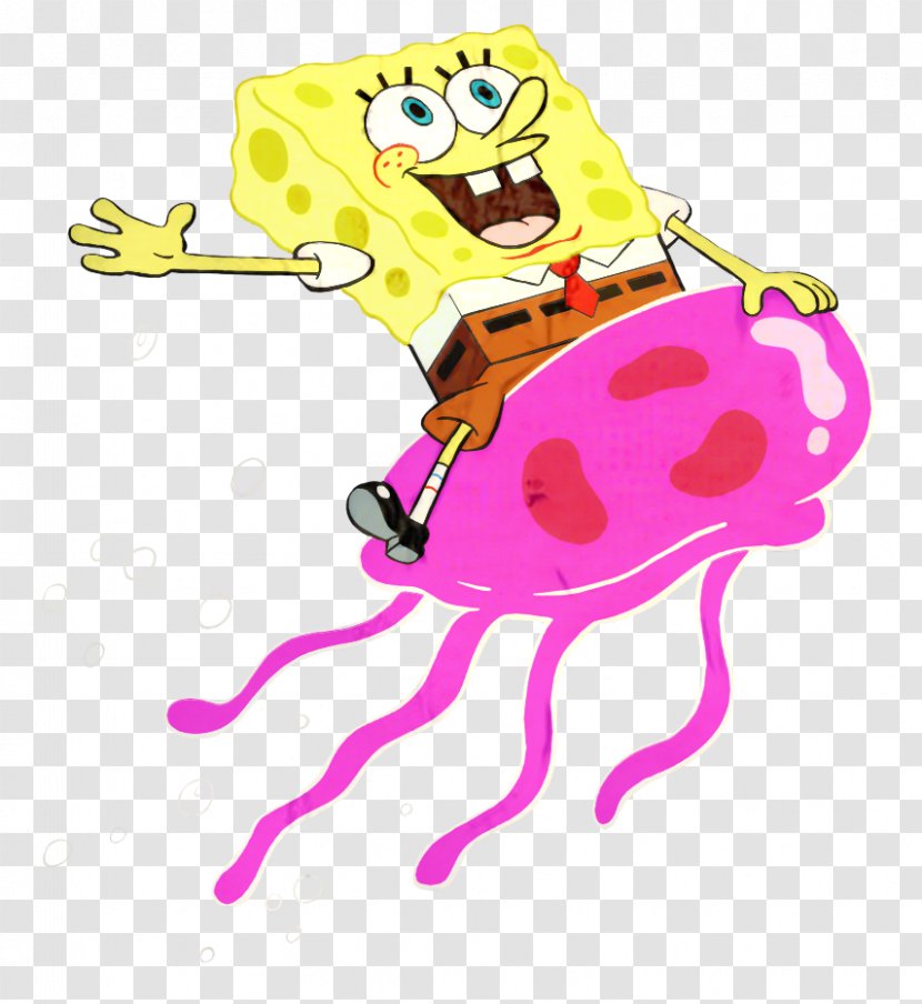 SpongeBob SquarePants Clip Art Jellyfish Illustration - Spongebob Squarepants - Video Games Transparent PNG