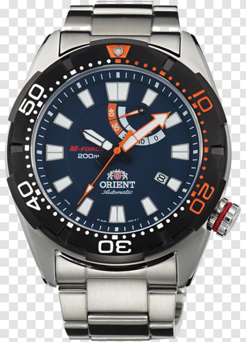Power Reserve Indicator Orient Watch Diving Automatic - Brand Transparent PNG