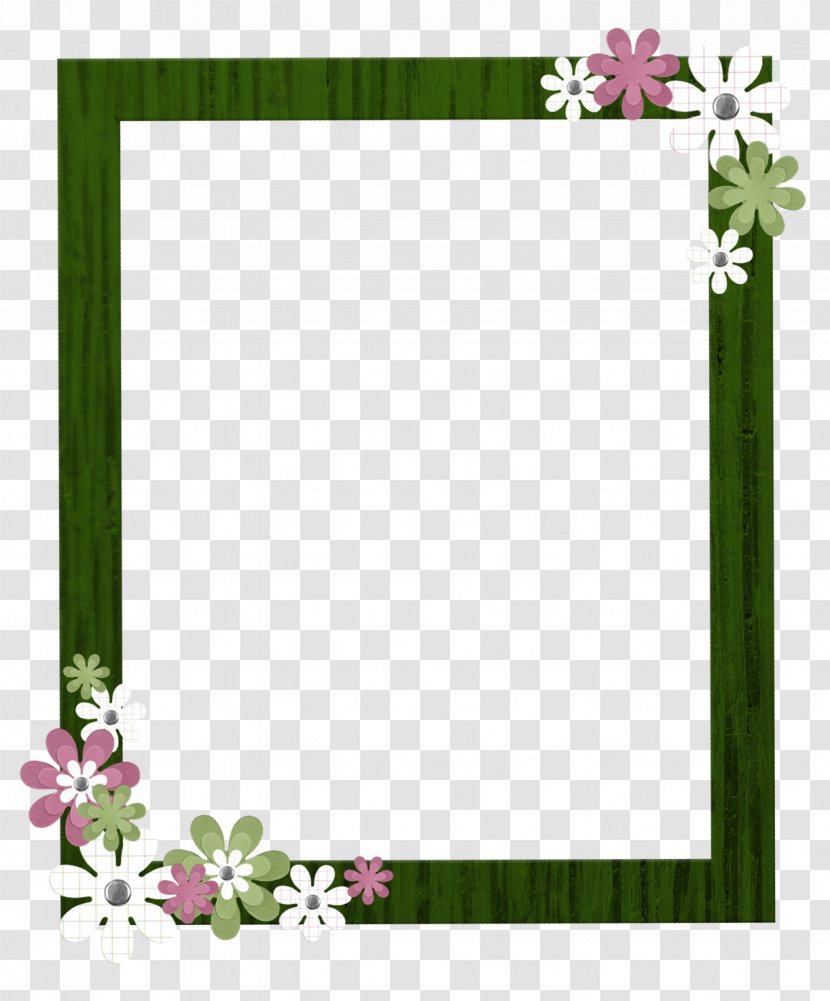 Border Flowers Borders And Frames Picture Clip Art - Pink - Flower Transparent PNG