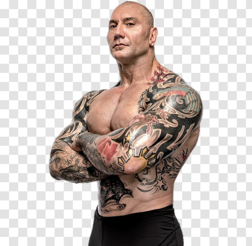 Dave Bautista Guardians Of The Galaxy Drax Destroyer Muscle & Fitness Magazine - Silhouette Transparent PNG