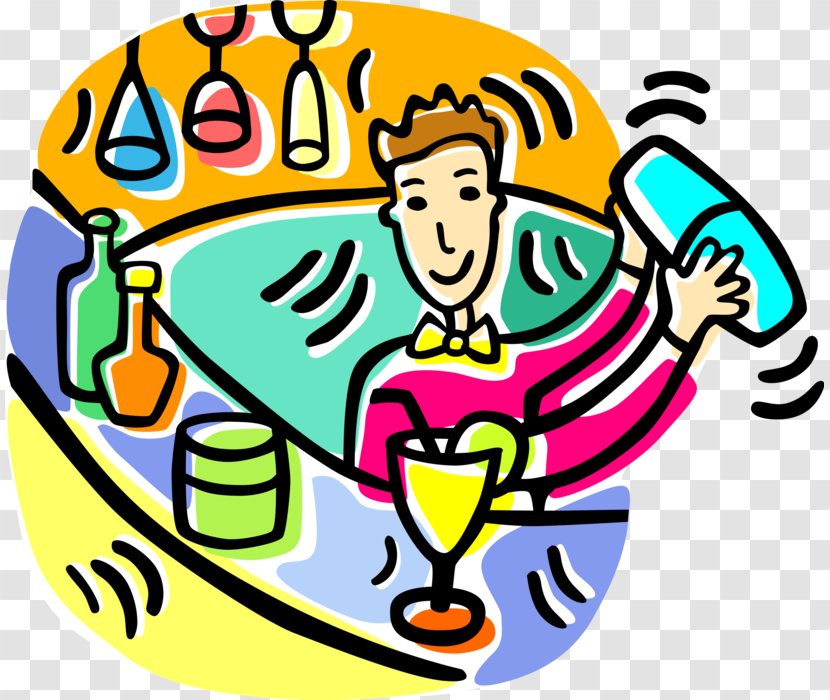 Cocktail Cartoon - Happy - Pleased Sticker Transparent PNG