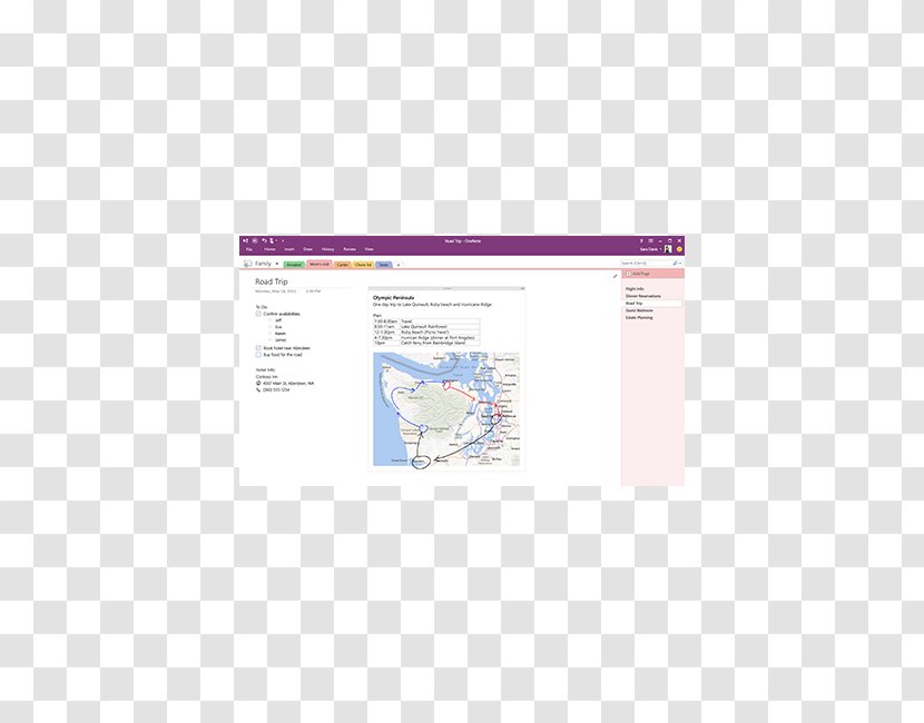 Violet Purple Personal Computer Microsoft Office 365 Product Key - Diagram - OneNote Transparent PNG