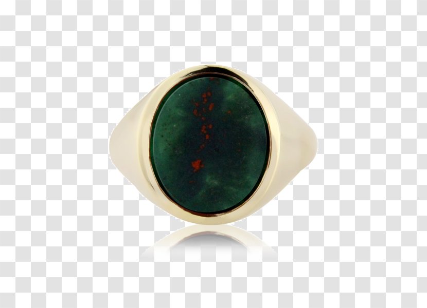 Heliotrope Emerald Ring Colored Gold - Oval Transparent PNG