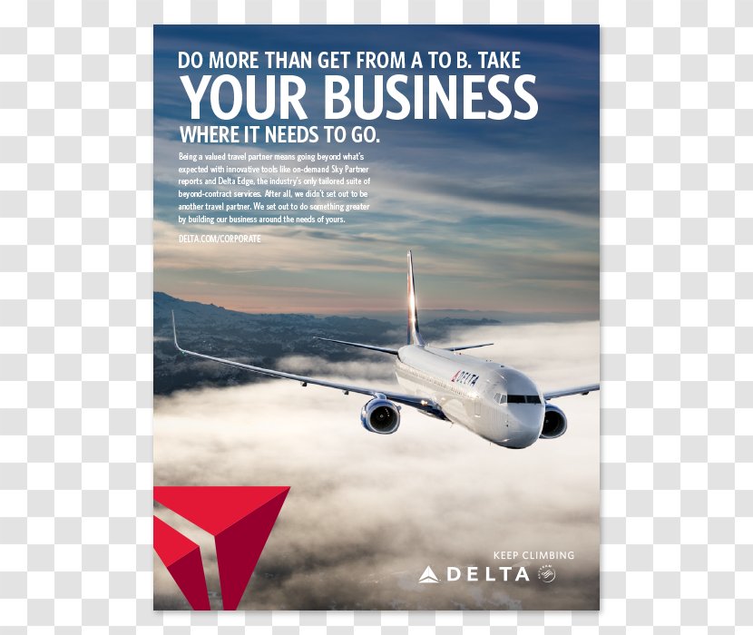 Airline Delta Air Lines Airbus Advertising After The End: Forsaken Destiny - Aerospace Engineering - Poster Transparent PNG