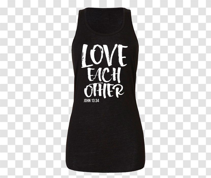 Gilets T-shirt Active Tank M Sleeveless Shirt - Love Each Other Transparent PNG