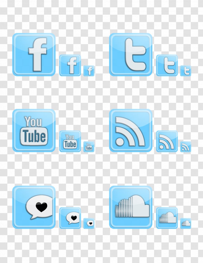 Social Media Information - Logo - Steel Style Icon Set Transparent PNG