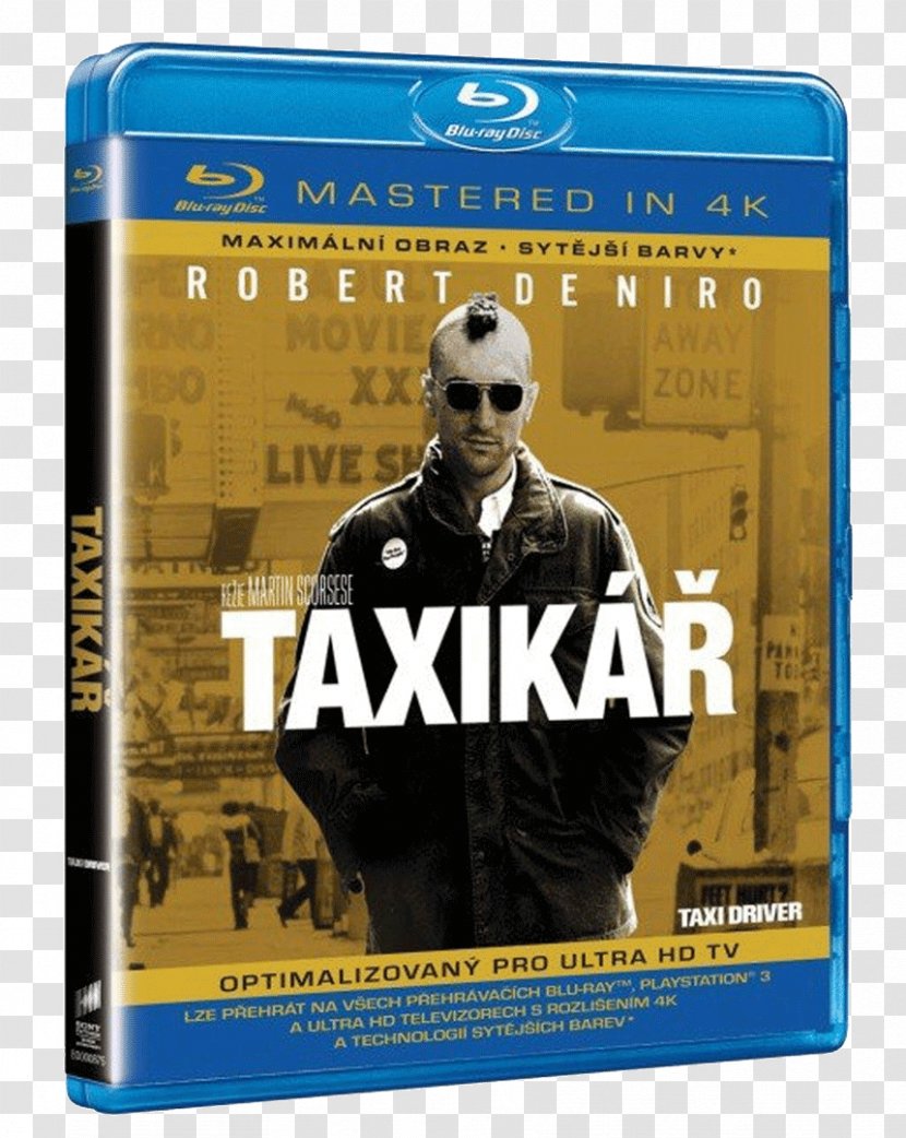 Blu-ray Disc Travis Bickle Film DVD 4K Resolution - Taxi Transparent PNG