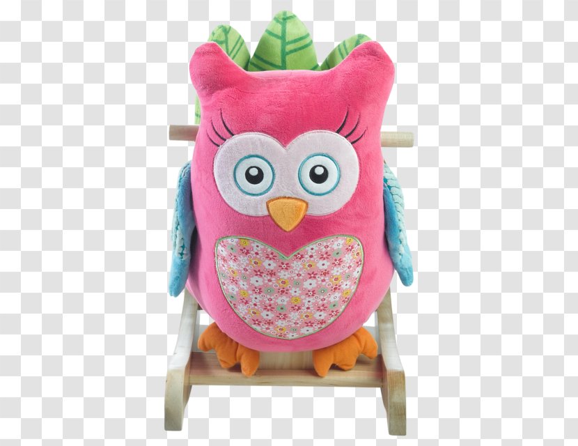 Plush Amazon.com Child Gift Toy - Play - Pink Owl Transparent PNG