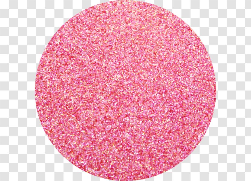 Glitter Magenta Circle Pink M - Collection Petals Transparent PNG