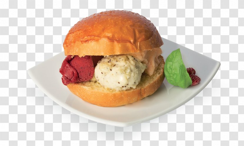 Ice Cream Buffalo Burger Breakfast Sandwich Cheeseburger Brioche - Angelo Napoli Transparent PNG