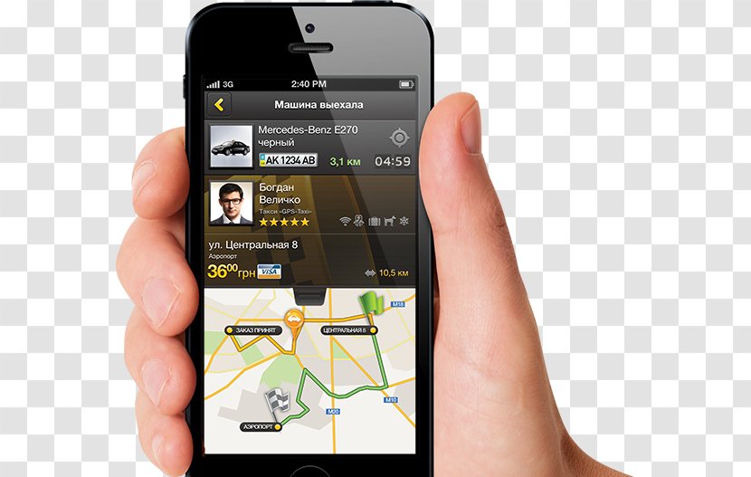 Smartphone Yandex.Taxi Feature Phone Mobile Phones - Communication Transparent PNG