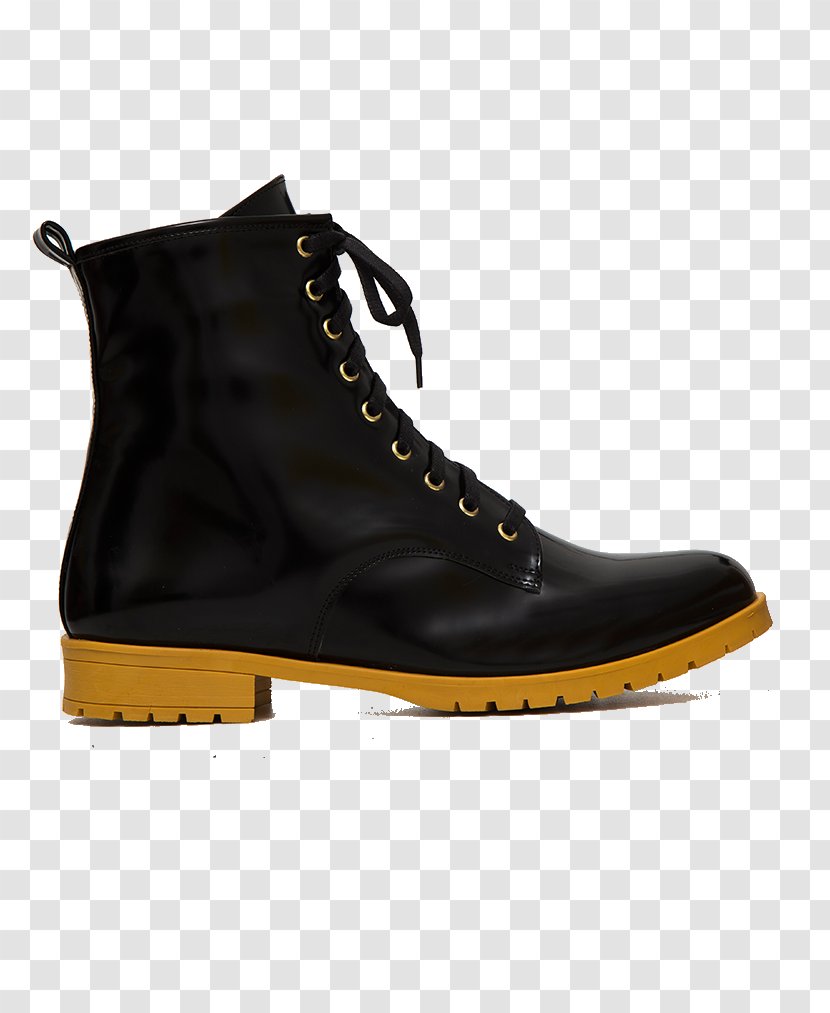 Leather Shoe Boot Black M Transparent PNG