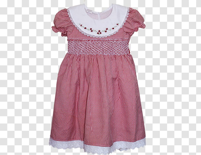 Polka Dot Dress Red Clothing Smocking - Accessories Transparent PNG