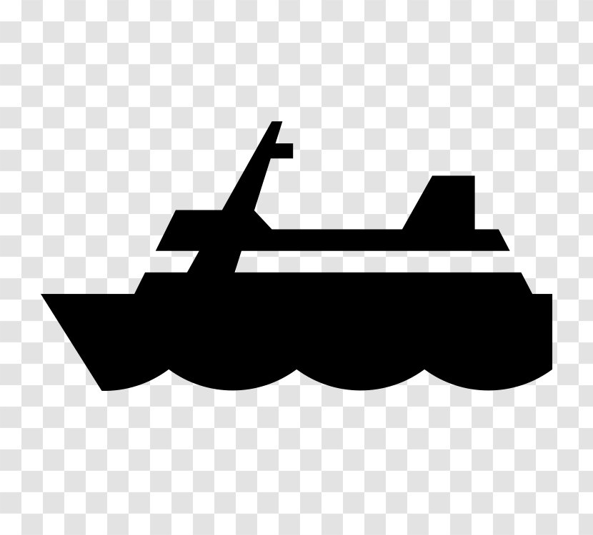 Ferry Clip Art - Ship - Black Transparent PNG